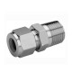 CONECTOR RECTO ACERO INOX.