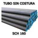 Tubo sin costura SCH 160