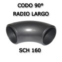 Codo 90° Radio Largo SCH 160